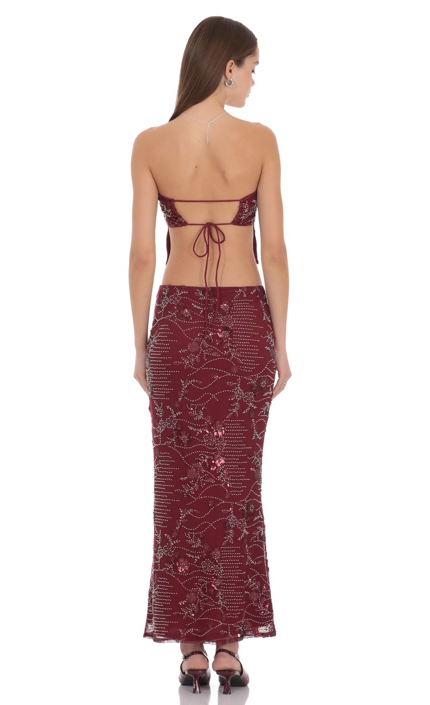 Product image for Valence Embellished Maxi Skirt