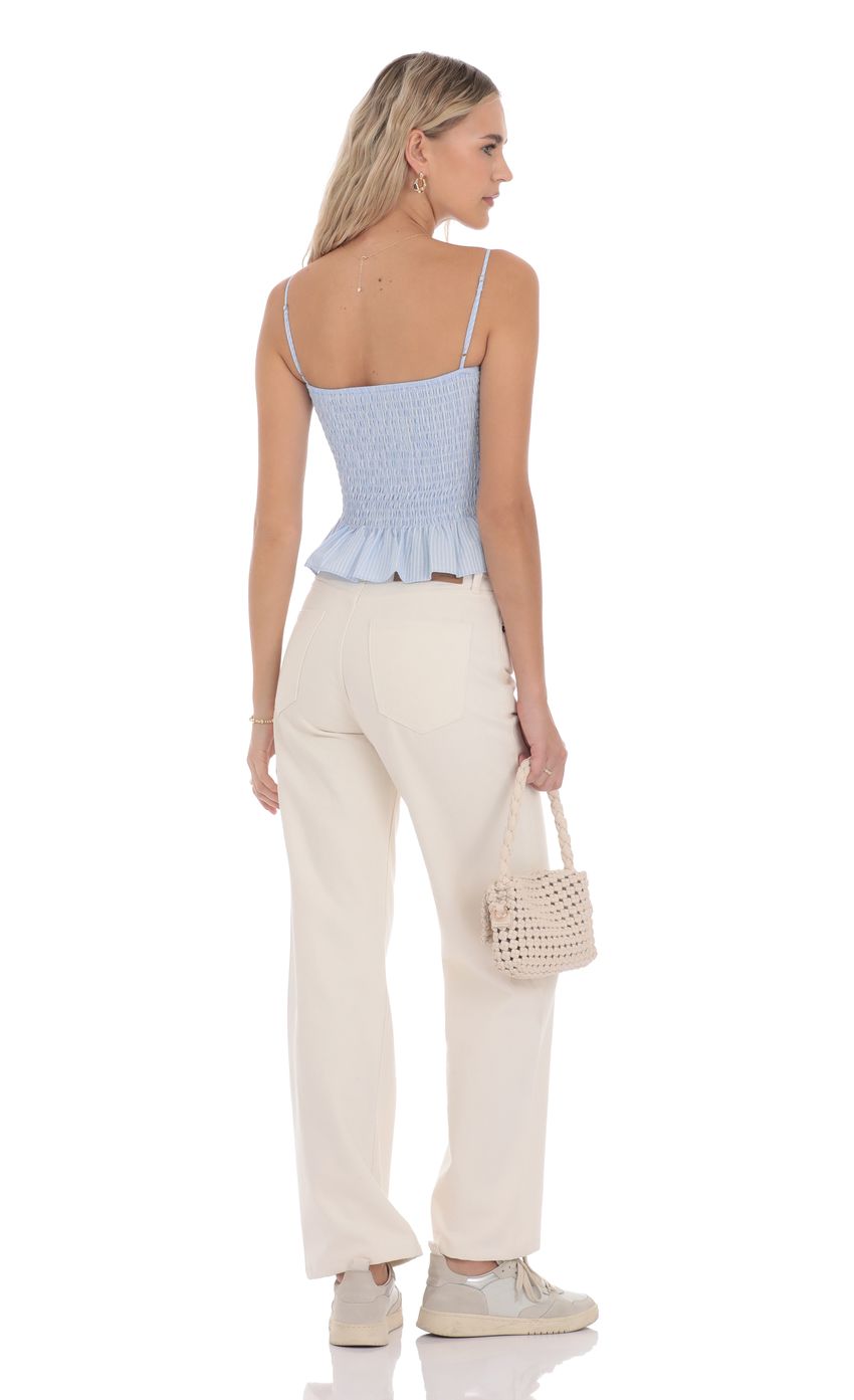 Picture Straight Leg Mid-Rise Jeans in Cream. Source: https://media-img.lucyinthesky.com/data/product-media/850xAUTO/2d30f36e-5b1e-47b0-b65f-1204bf43b69e.jpg