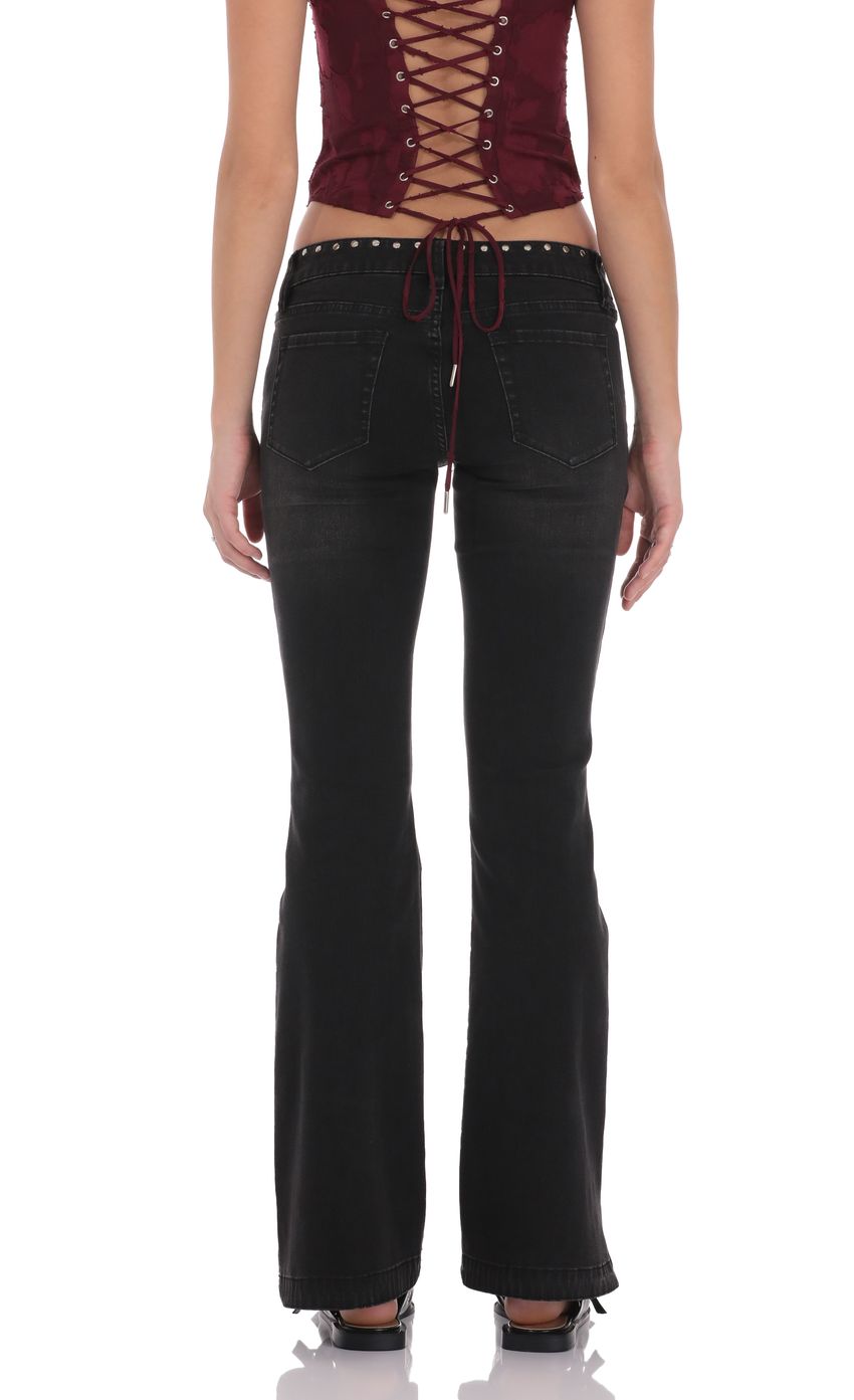 Product image for Simone Studded Low Rise Jean