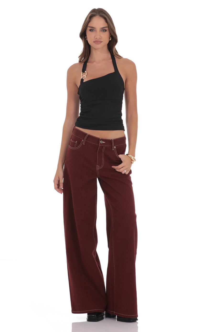 Изображение товара для Топ-халтер в черном