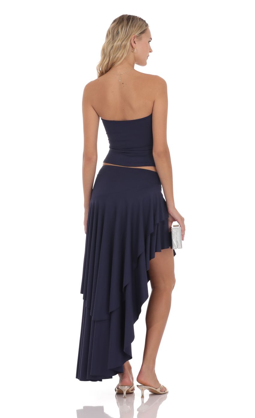 Product image for Ruffle Two Piece Set in Purple