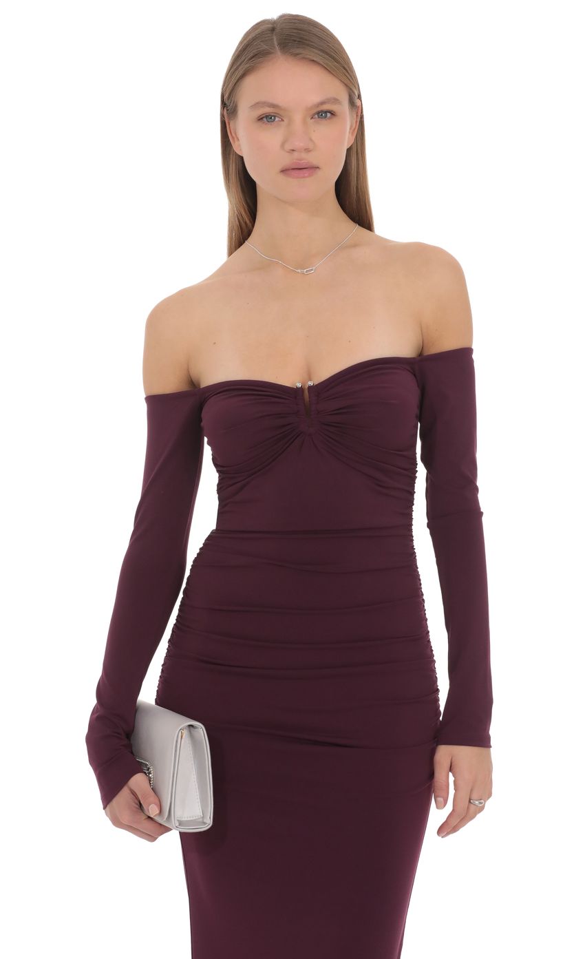 Product image for Eleanor Off-Shoulder Maxi Dress