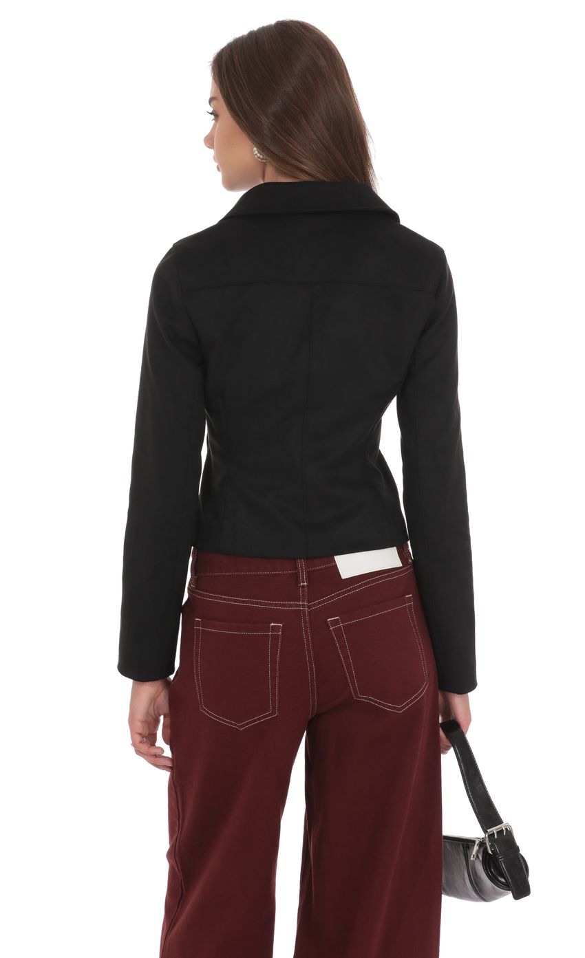 Изображение товара для Замшевая куртка на молнии