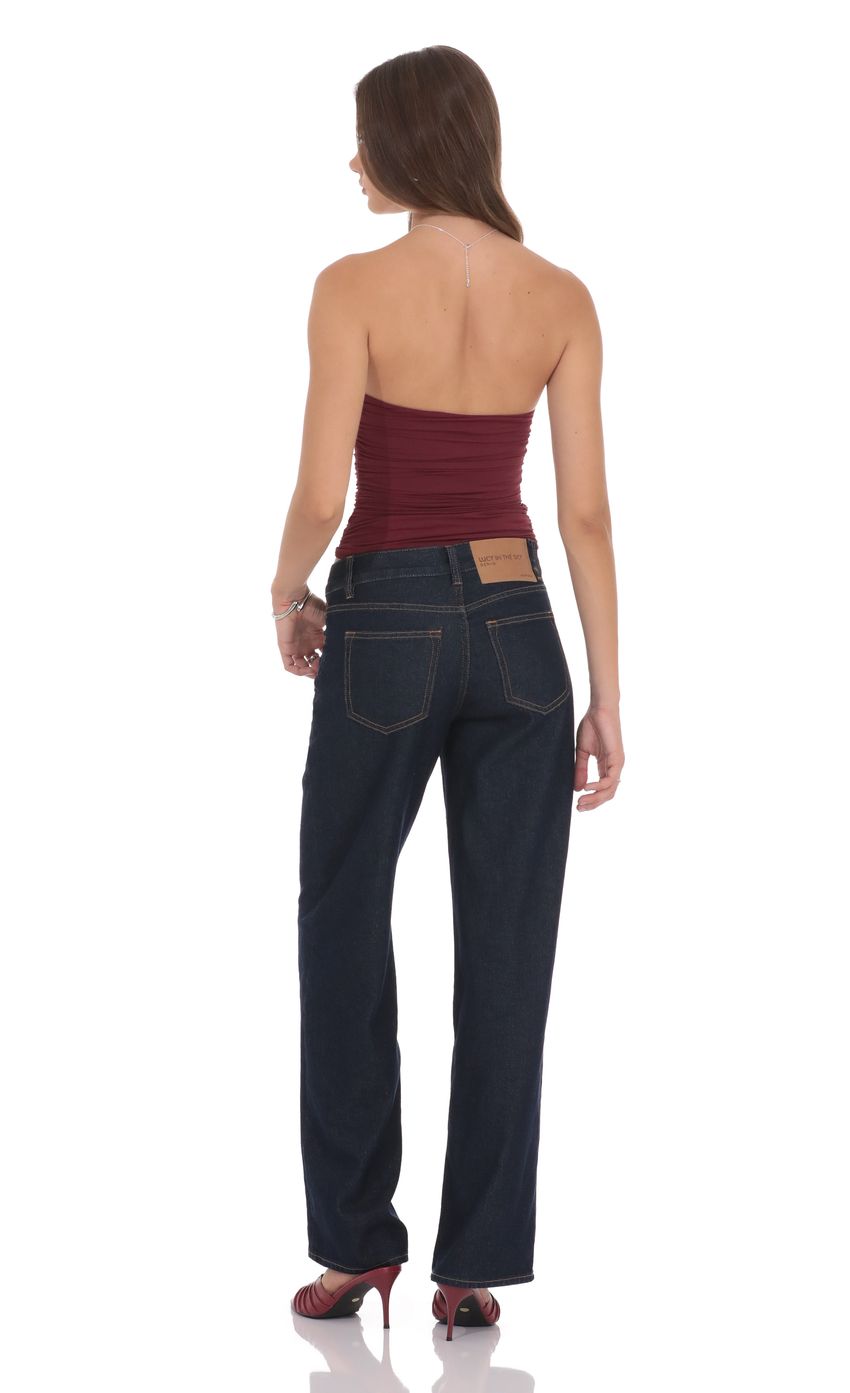 Изображение товара для Джинсы свободного кроя с заниженной талией