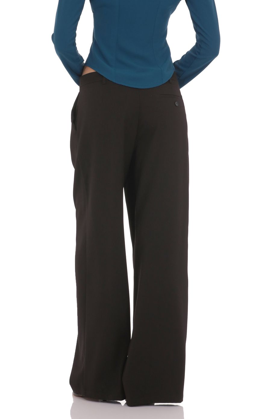 Product image for Wide Leg Trousers in Black