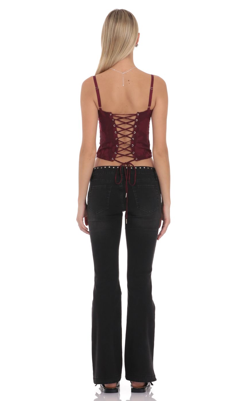 Product image for Simone Studded Low Rise Jean