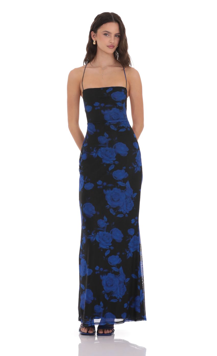 Picture Floral Bodycon Open Back Maxi Dress. Source: https://media-img.lucyinthesky.com/data/product-media/850xAUTO/481c36d0-b356-44d5-8ae2-5a0acb6bd2aa.jpg