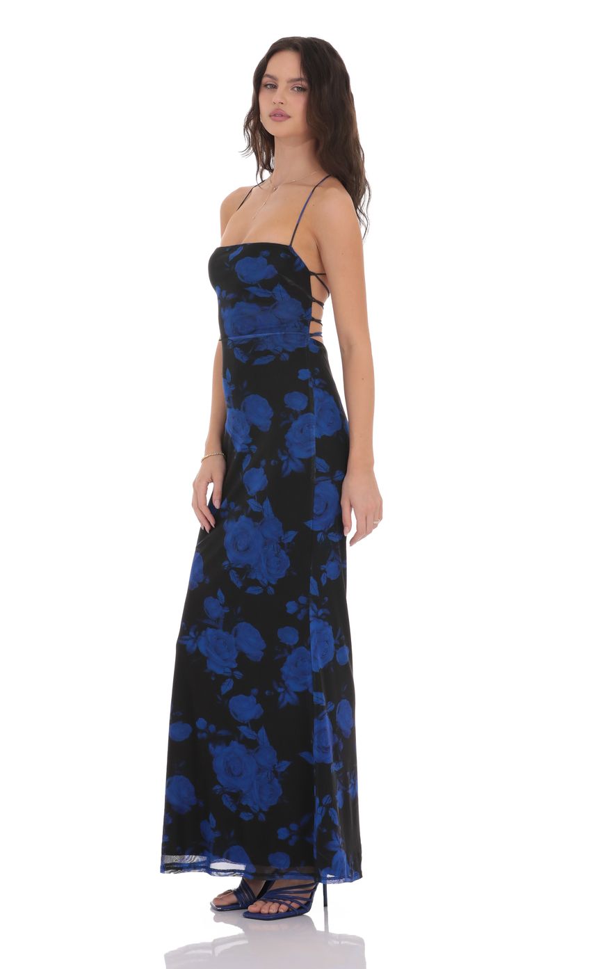 Picture Floral Bodycon Open Back Maxi Dress. Source: https://media-img.lucyinthesky.com/data/product-media/850xAUTO/4b4102e0-f11c-4893-b7e5-305aeab87cea.jpg