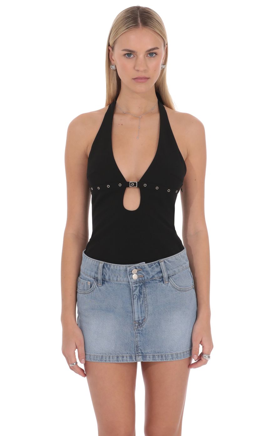 Product image for Valeria Denim Mini Skirt