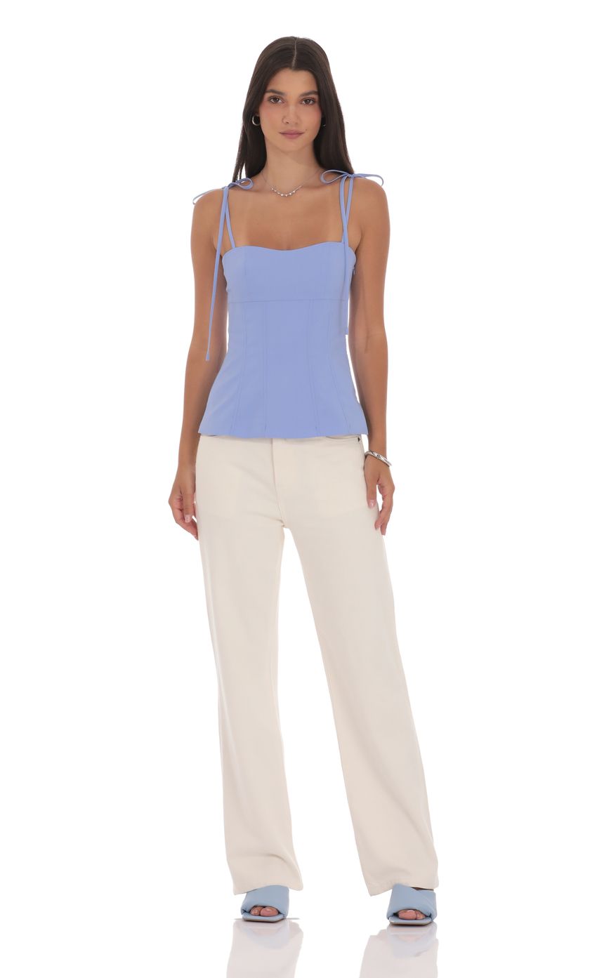 Product image for Flare Top in Periwinkle