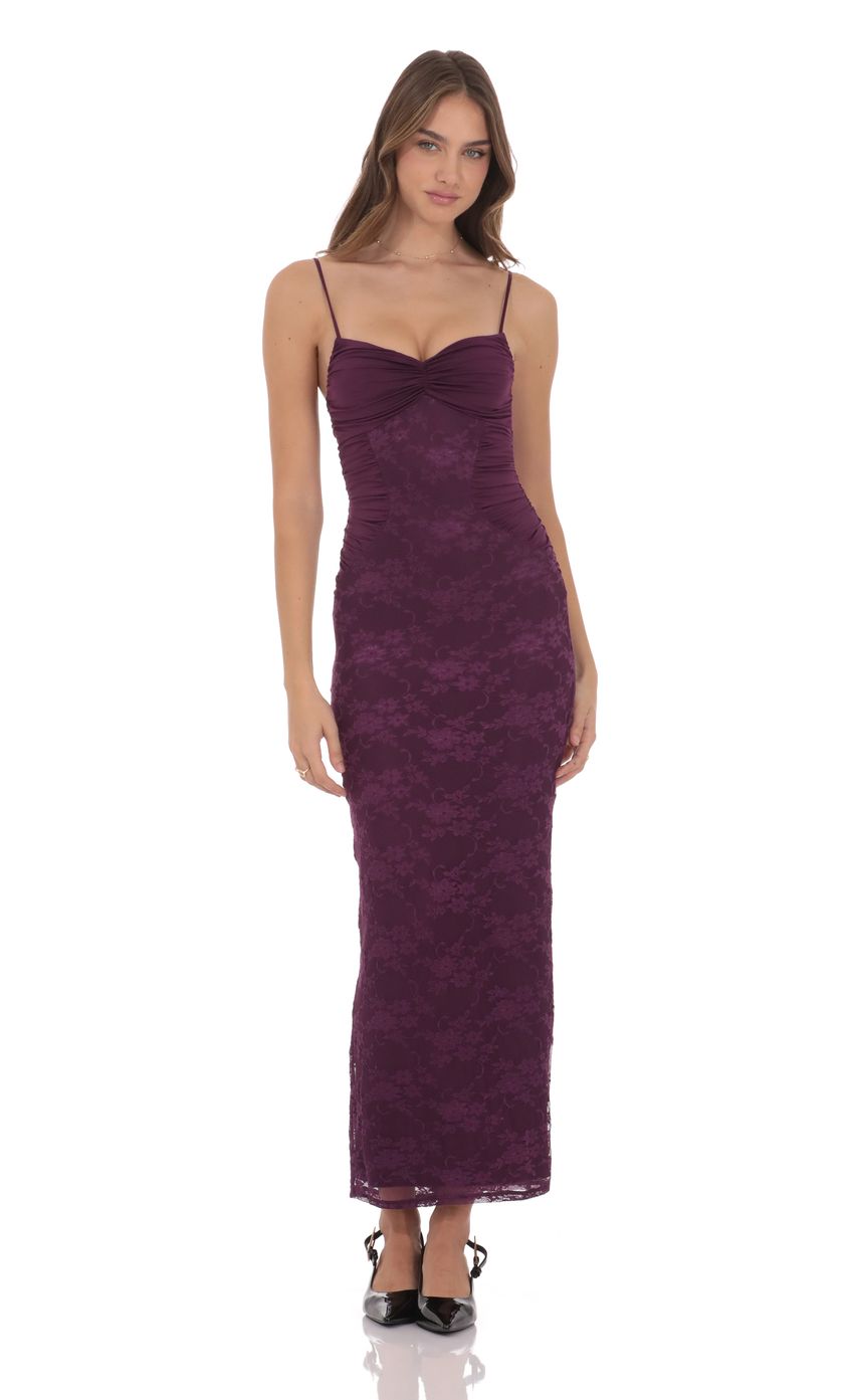 Product image for Contour Maxi Dress in Purple