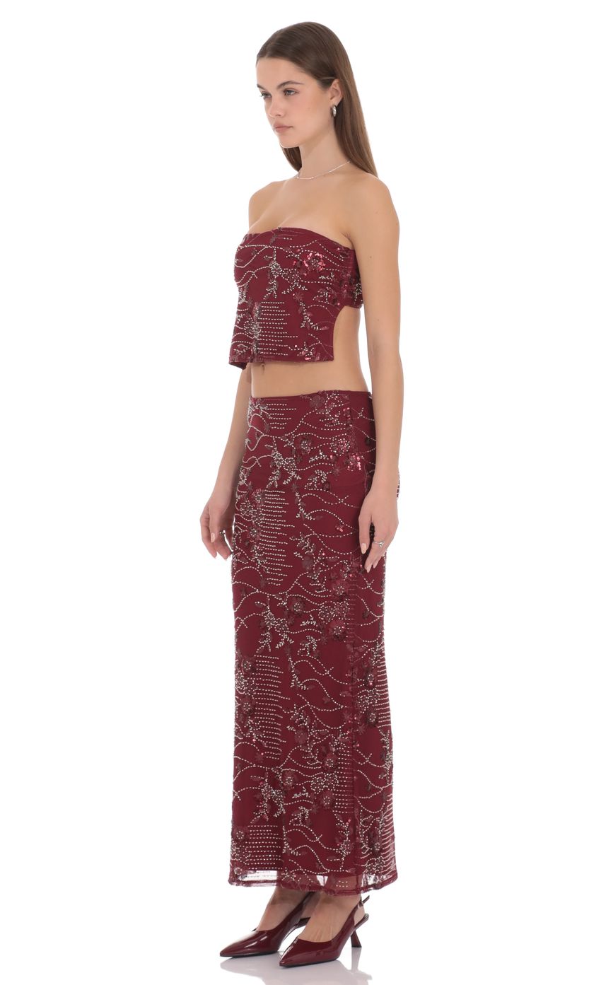 Product image for Valence Embellished Maxi Skirt