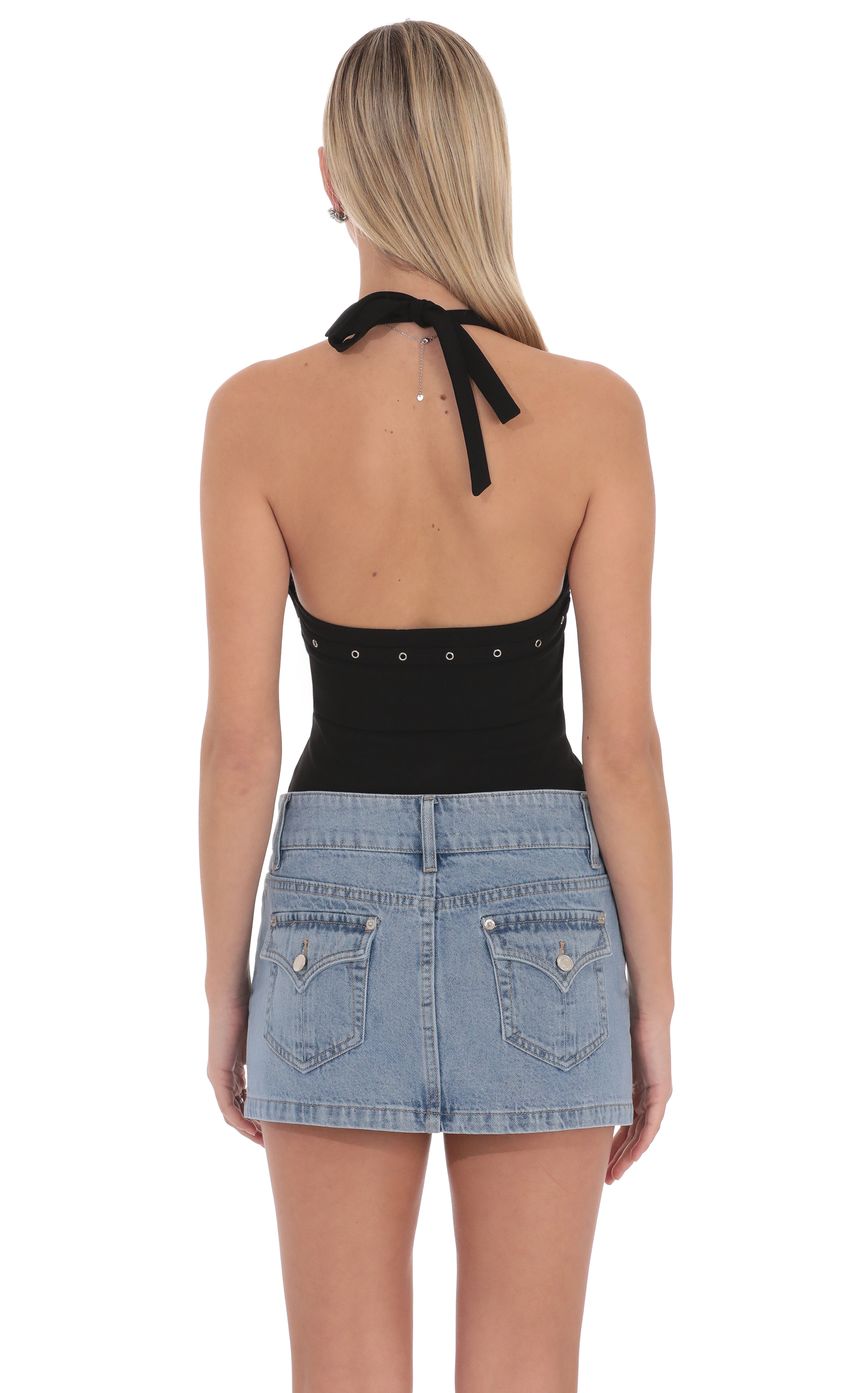 Product image for Valeria Denim Mini Skirt
