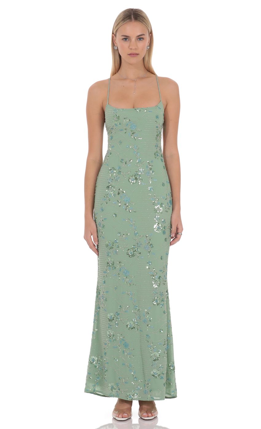Product image for Lilia Embellished Maxi Dress