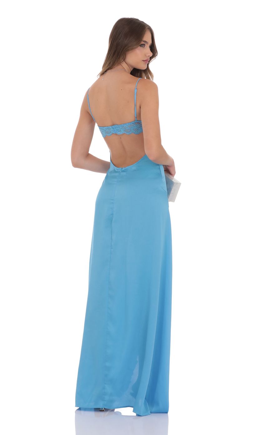 Picture Cowl Neck Satin Open Back Maxi Dress in Light Blue. Source: https://media-img.lucyinthesky.com/data/product-media/850xAUTO/5ce23b64-2945-4fc1-9256-5edc7b89f8a6.jpg