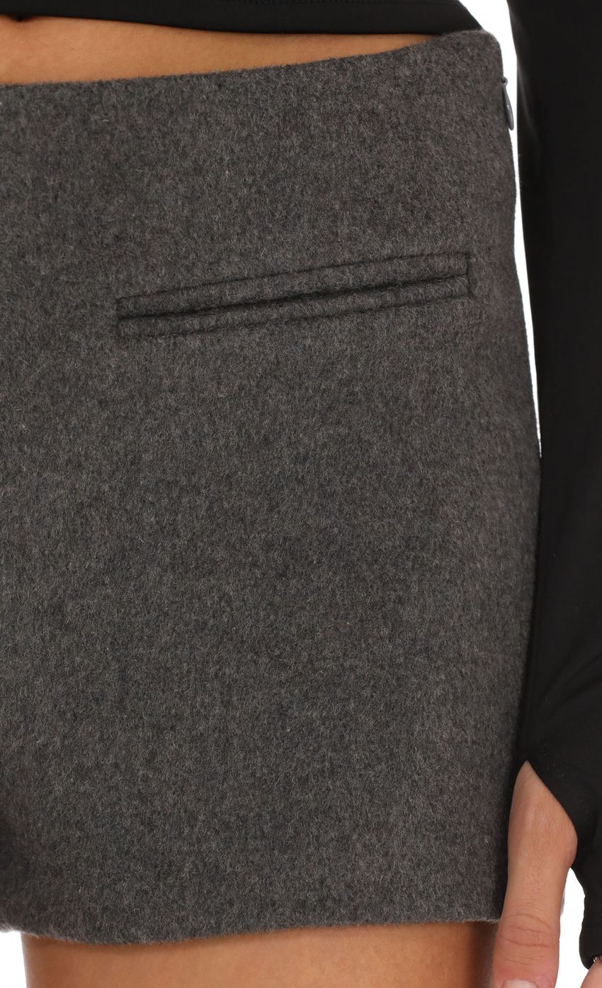 Product image for Woolen Shorts in Grey