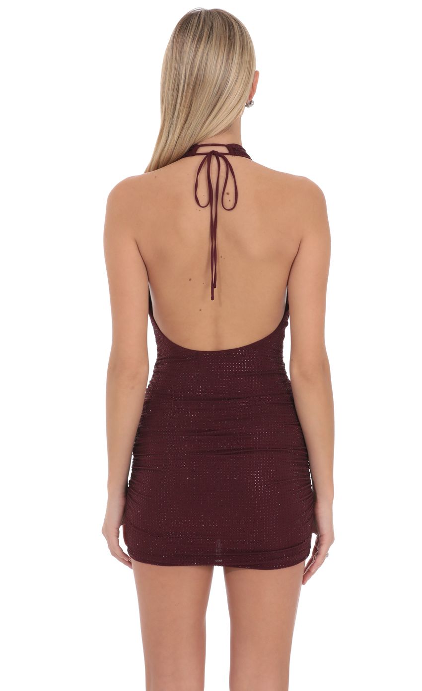 Product image for Celine Rhinestone Mini Dress