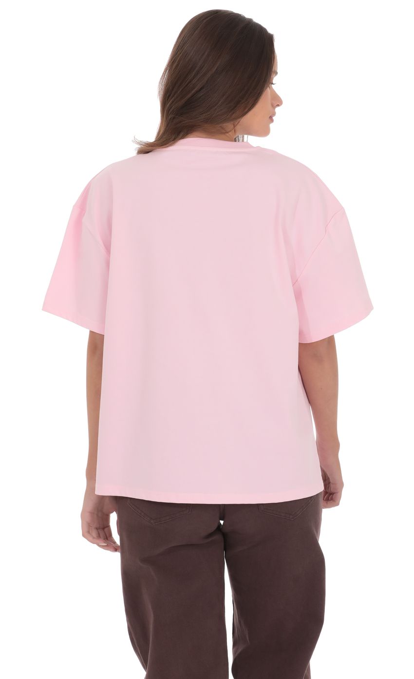 Product image for LA Graphic T-Shirt in Pink
