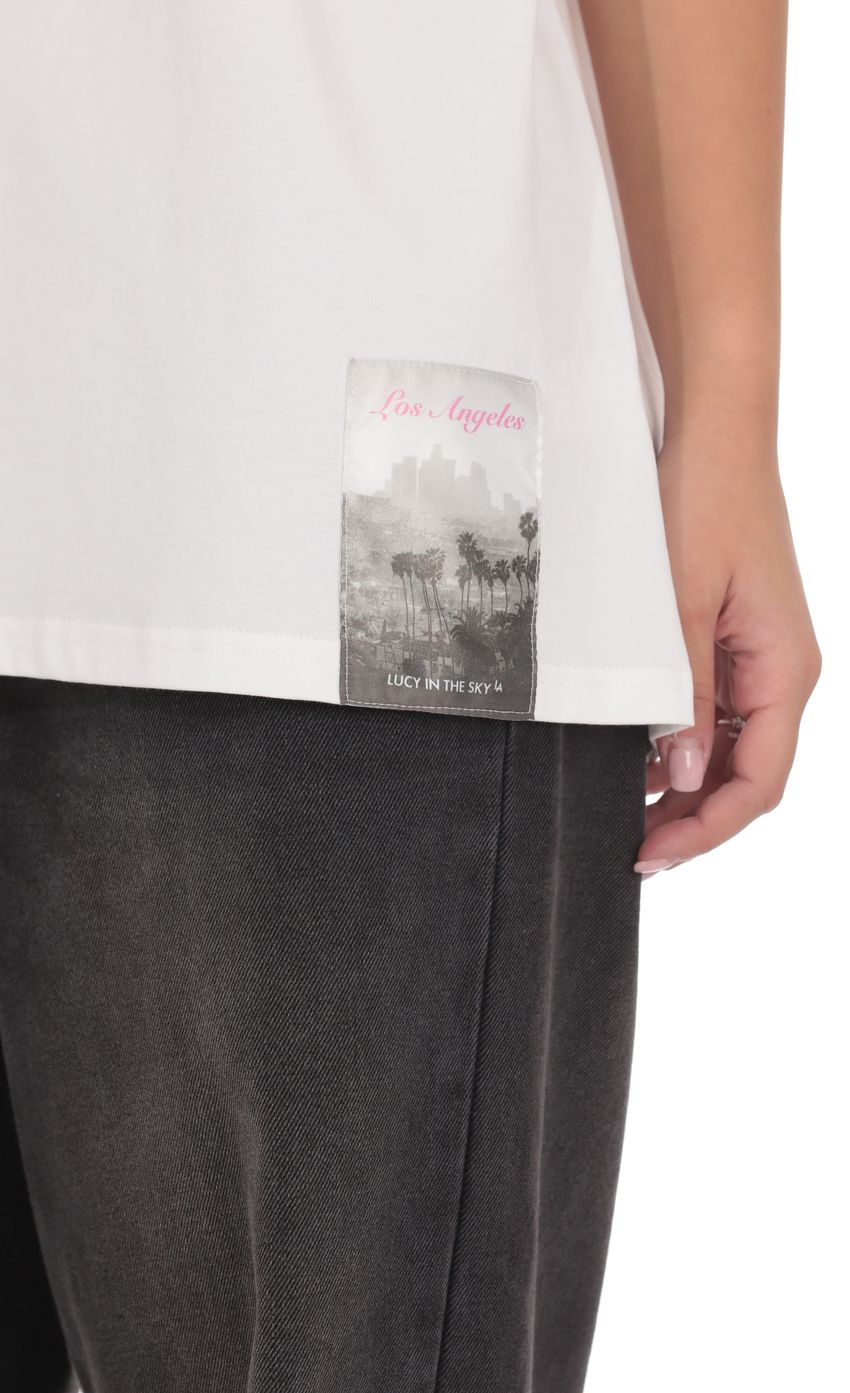 Product image for Lucy Graphic T-Shirt in White