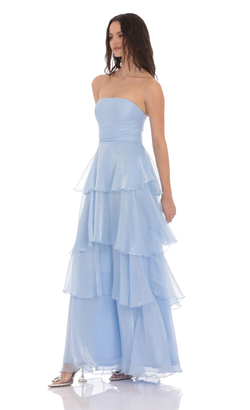 Picture Corset Ruffle Strapless Maxi Dress in Sky Blue. Source: https://media-img.lucyinthesky.com/data/product-media/850xAUTO/7dd79183-0d6c-43a2-badb-fdc6a294cca4.jpg