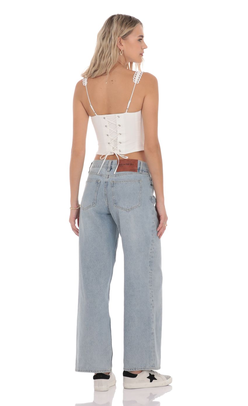 Picture Low Rise Baggy Jeans in Light Blue. Source: https://media-img.lucyinthesky.com/data/product-media/850xAUTO/83e5b398-8047-4dce-9c34-967fc72faf9b.jpg