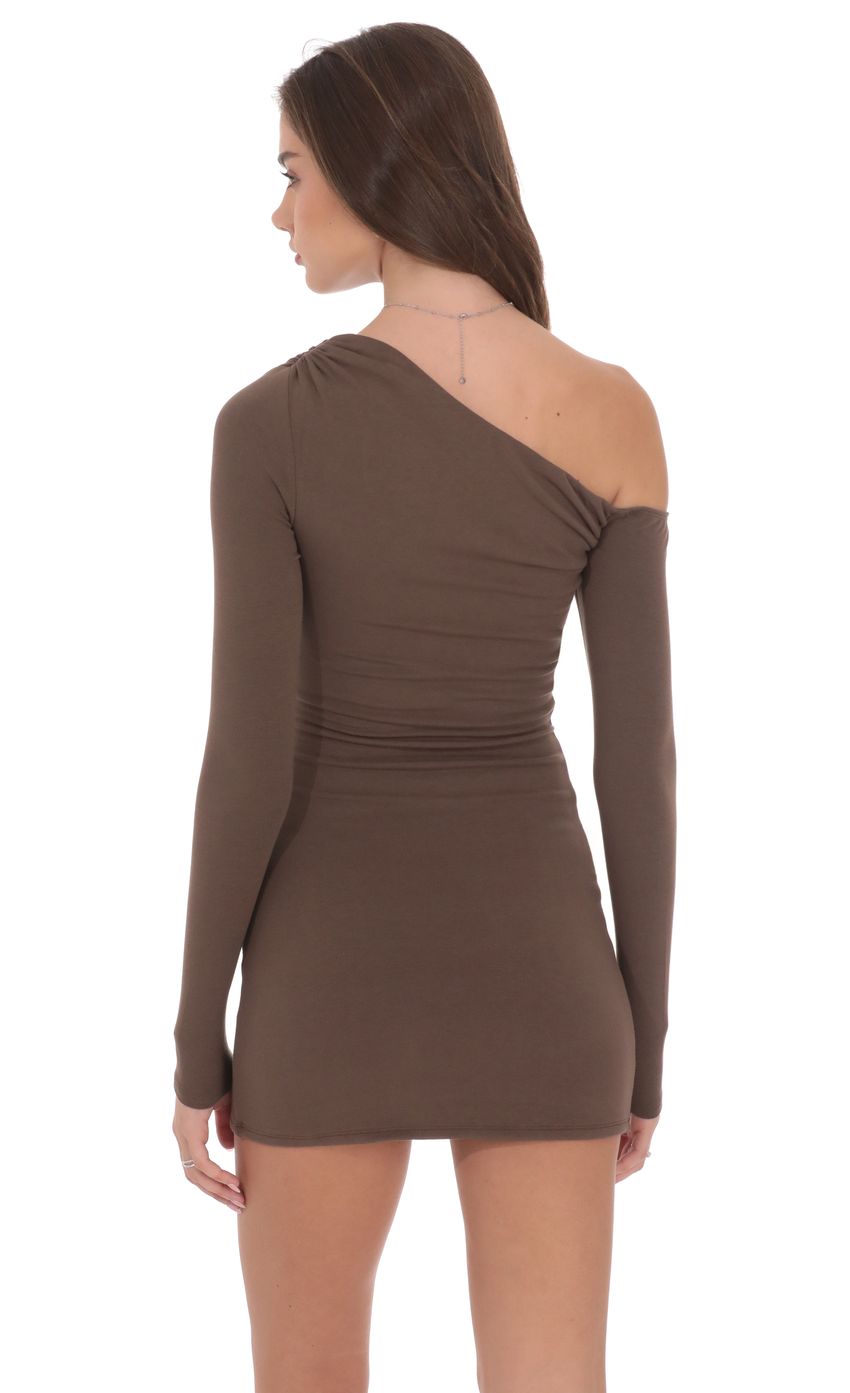 Изображение товара для Платье с открытыми плечами и длинными рукавами