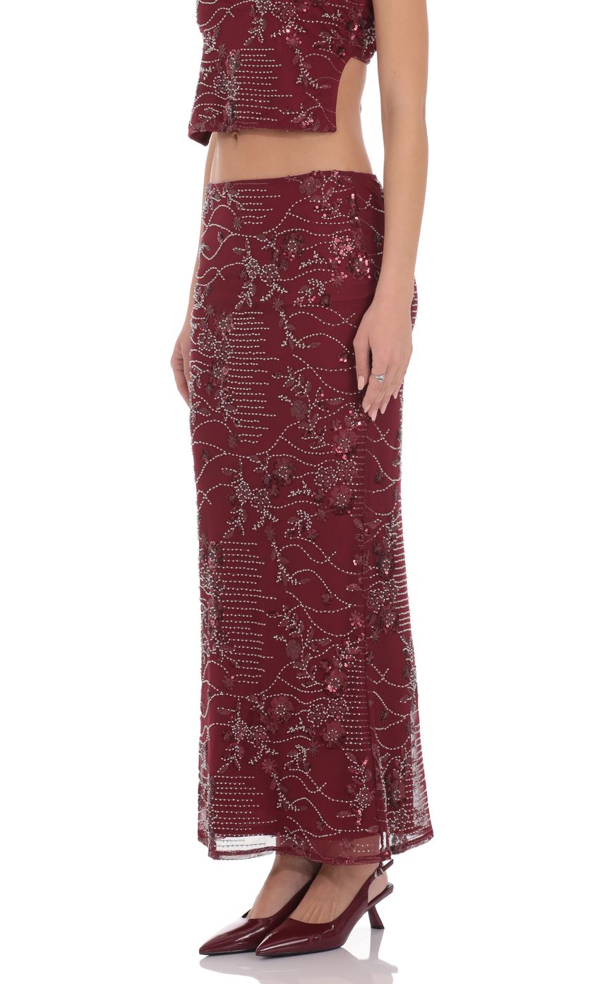 Product image for Valence Embellished Maxi Skirt