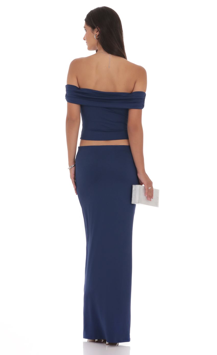 Product image for Embellished Skirt in Navy