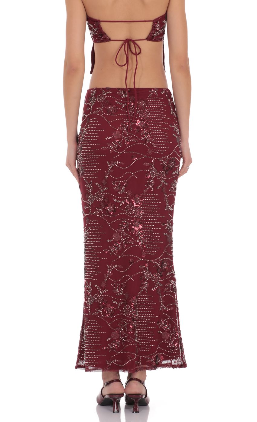 Product image for Valence Embellished Maxi Skirt
