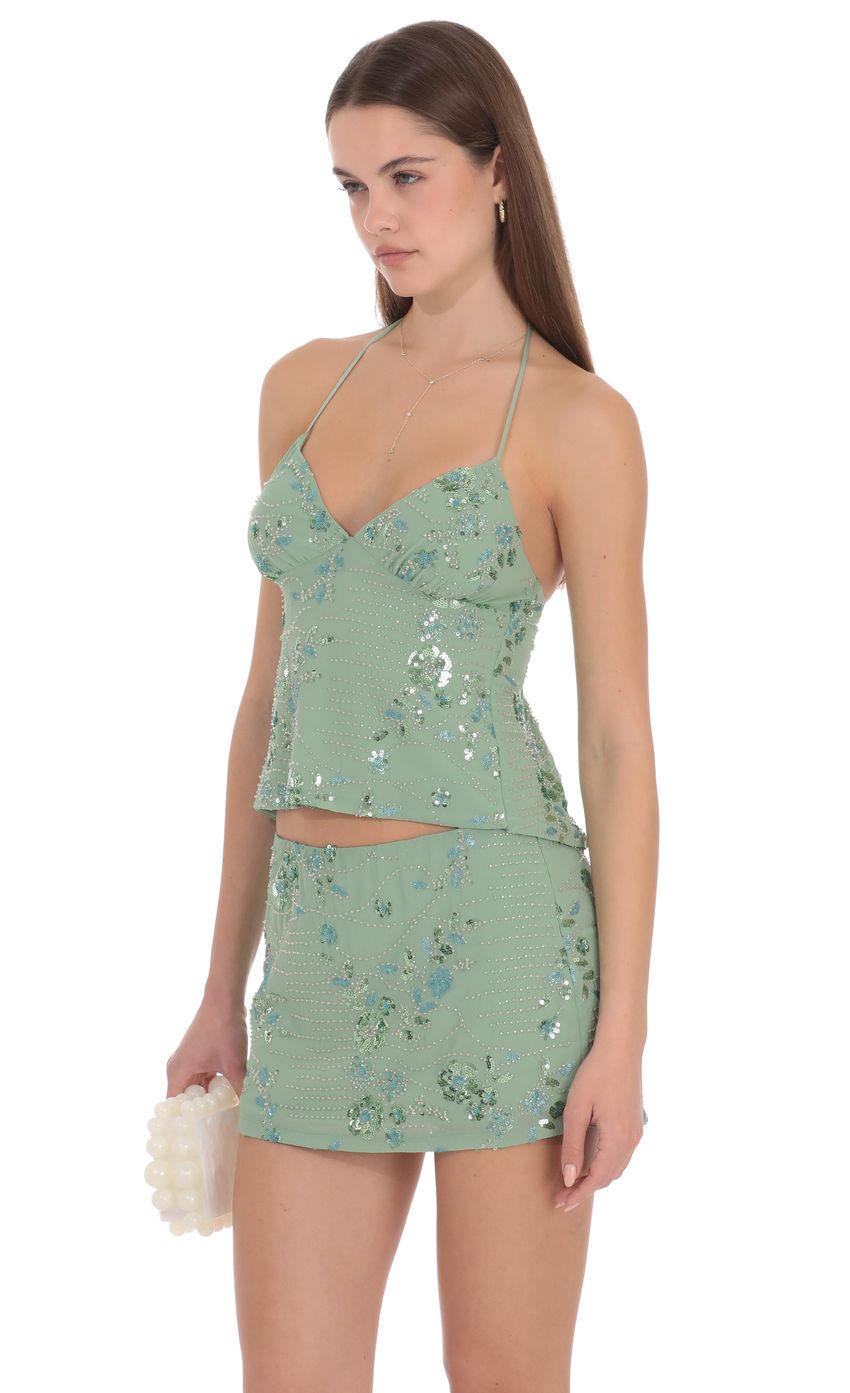 Product image for Mireya Embellished Halter Top