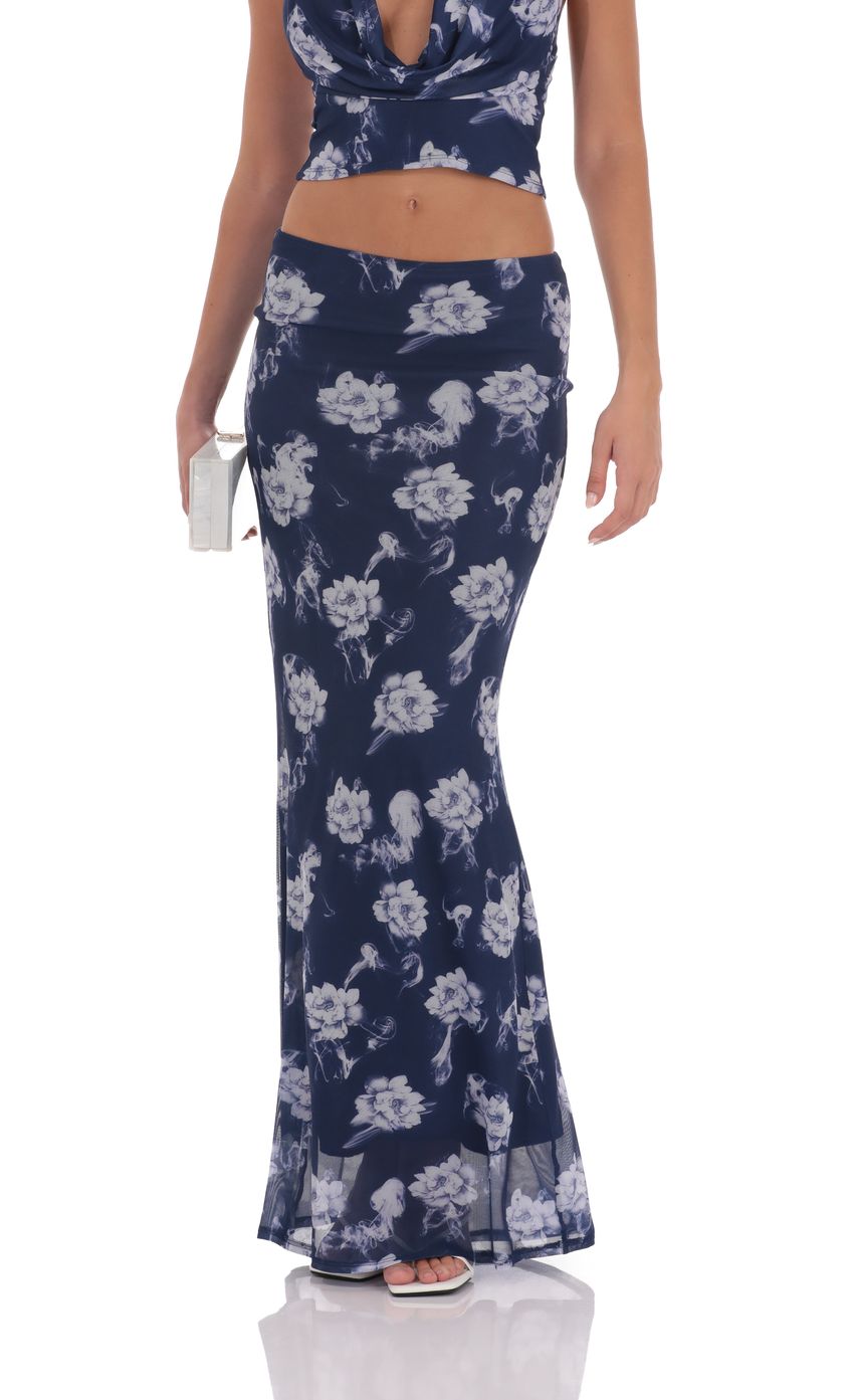 Picture Mesh Floral Plunge Neck Two Piece Set in Navy. Source: https://media-img.lucyinthesky.com/data/product-media/850xAUTO/aaa0af4a-82ae-4c46-83ce-a701e4bab501.jpg