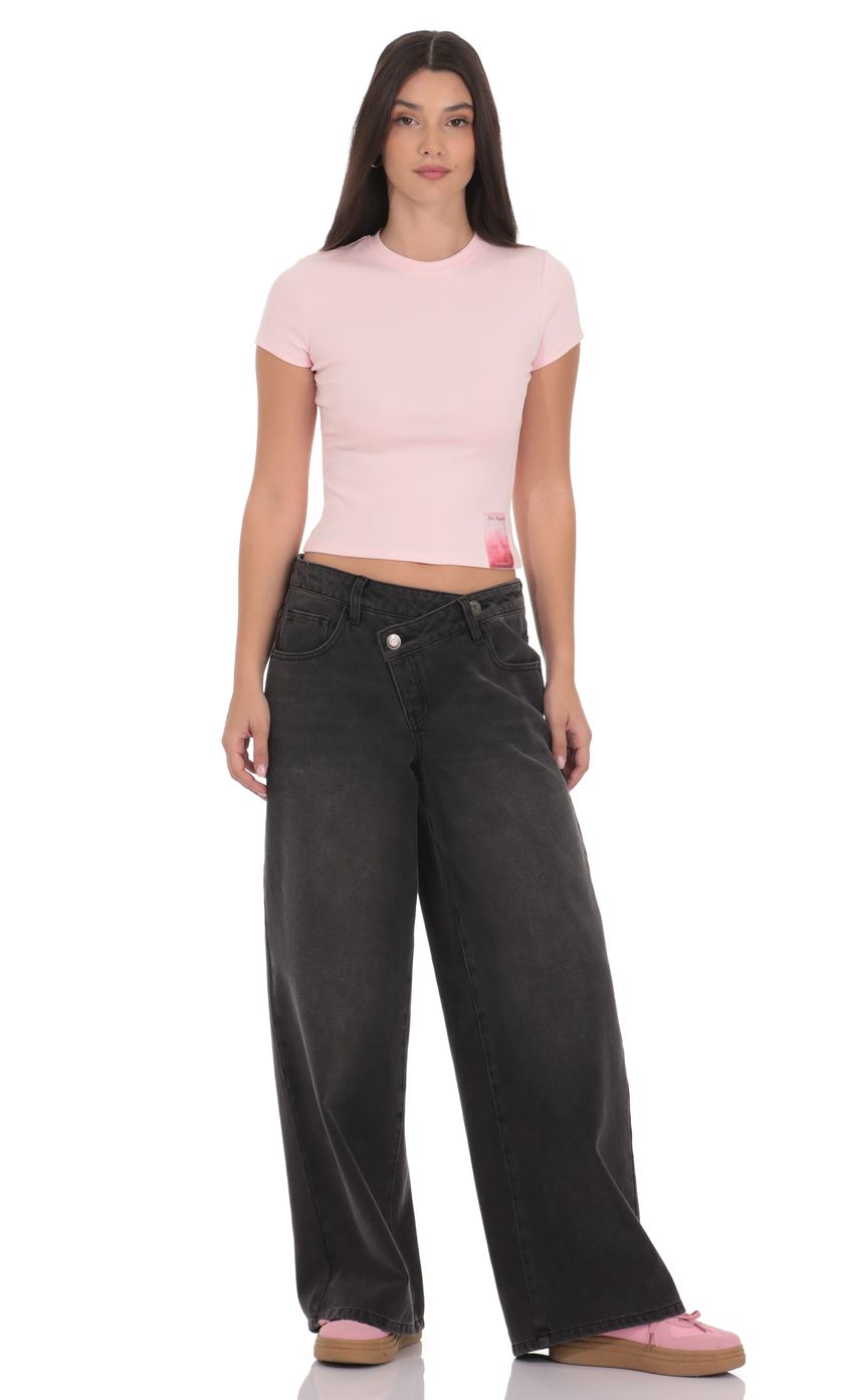 Product image for Los Angeles Graphic Baby-T in Pink