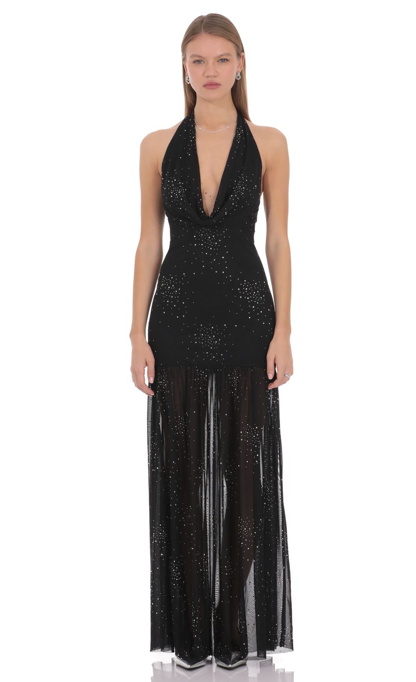 Product image for Gianna Rhinestone Maxi Dress