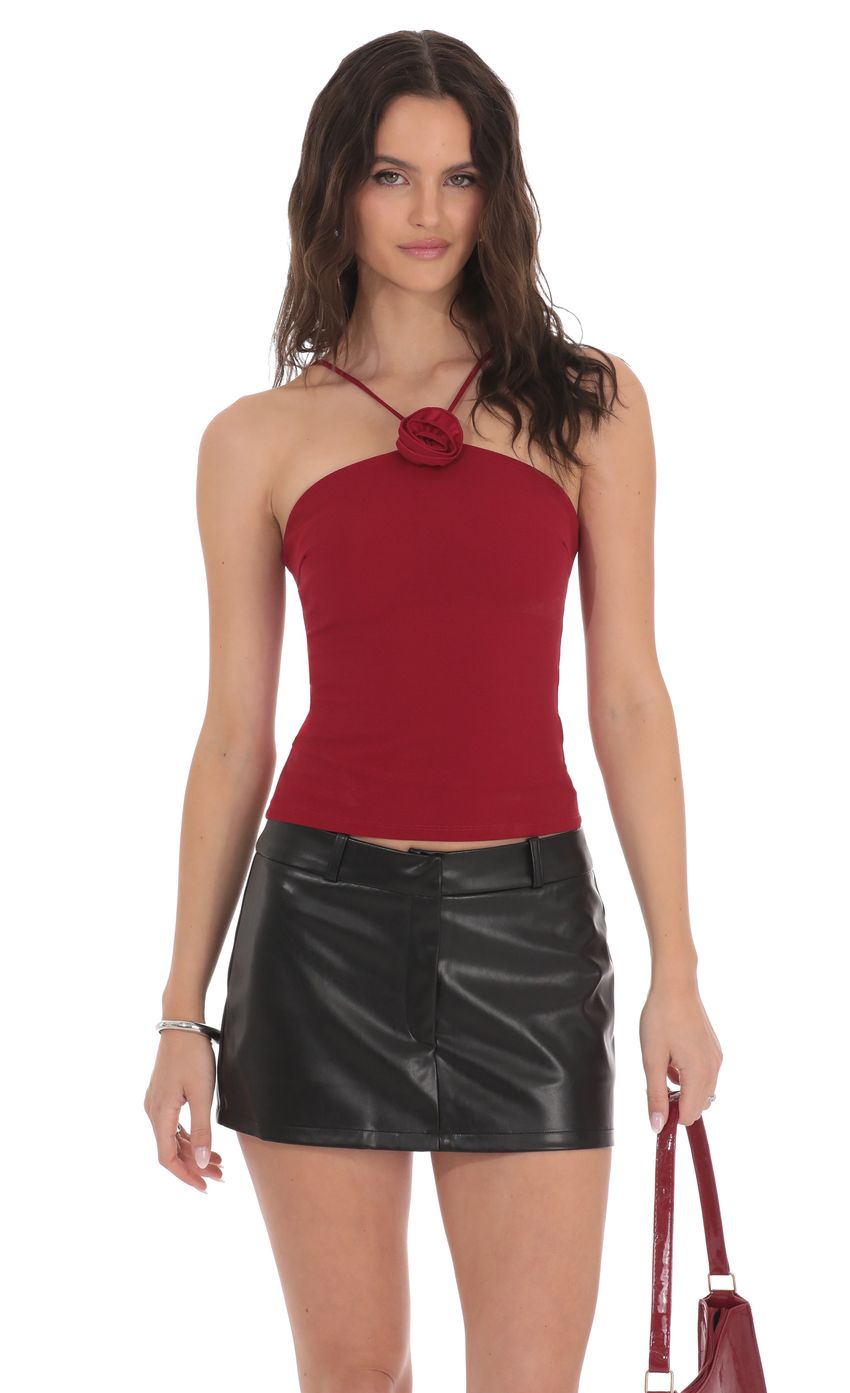 Picture Faux Leather Skort in Black. Source: https://media-img.lucyinthesky.com/data/product-media/850xAUTO/adb0e503-6b43-4674-a56f-556f6ee60217.jpg
