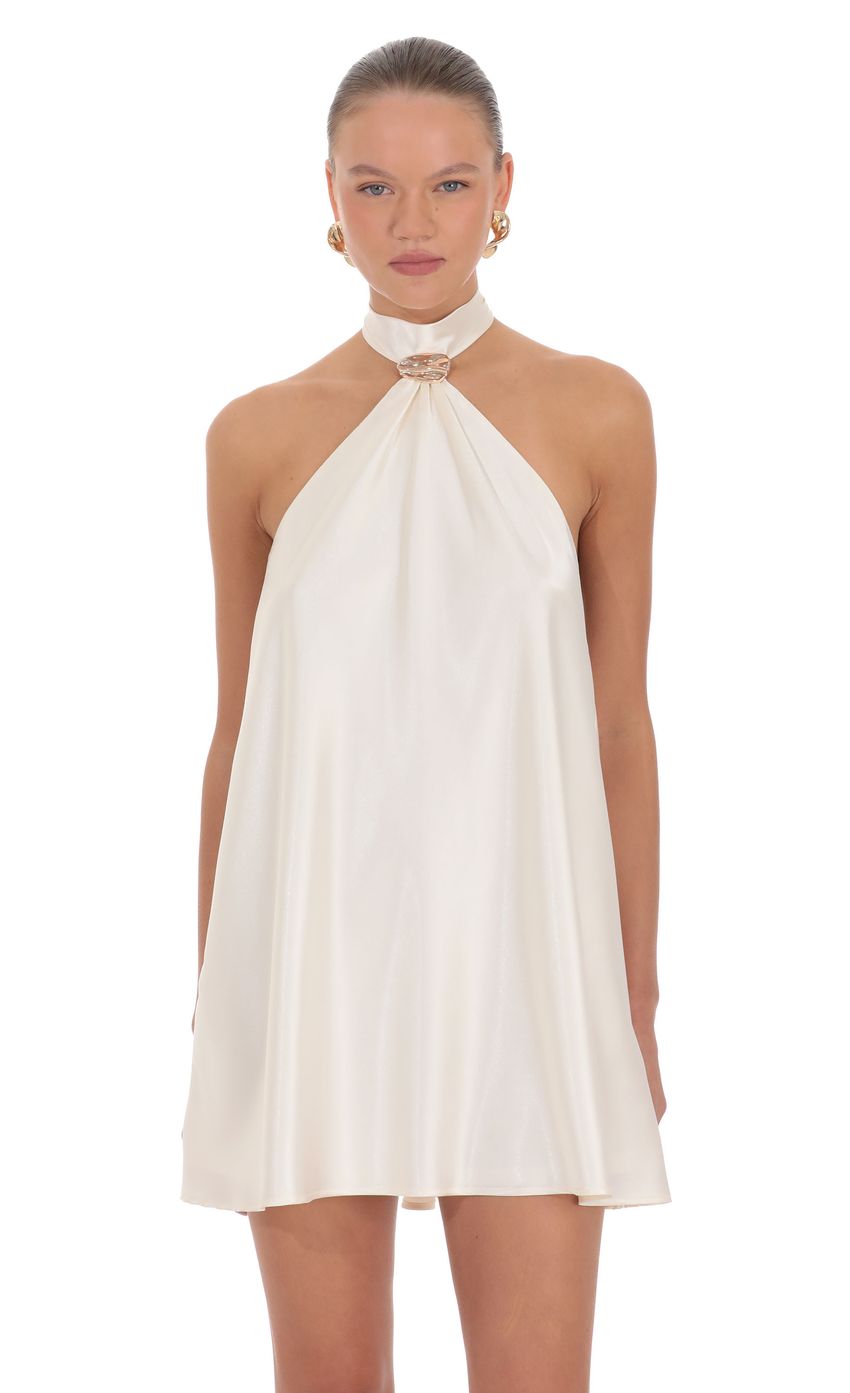 Product image for Leah Satin Mini Dress