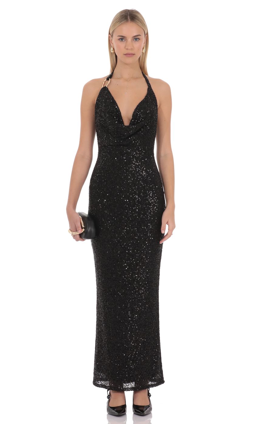 Product image for Zelvique Sequin Maxi Dress