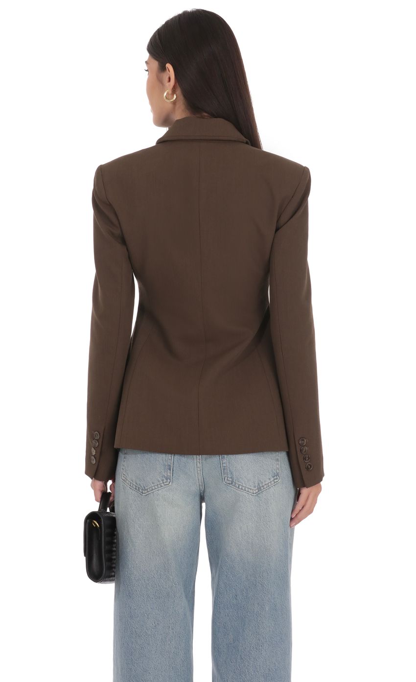 Product image for Tailored Blazer in Mocha