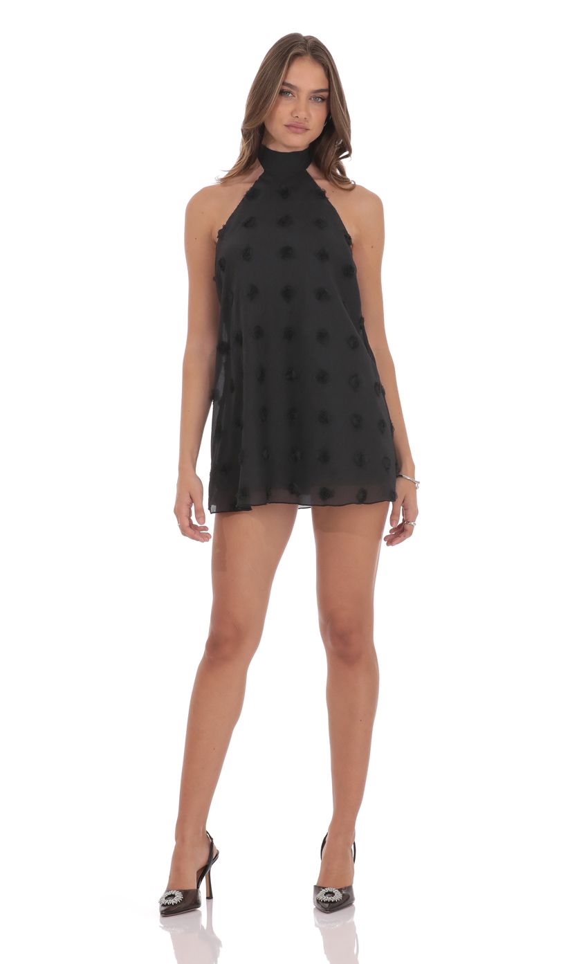 Product image for Florette Halter Shift Dress in Black