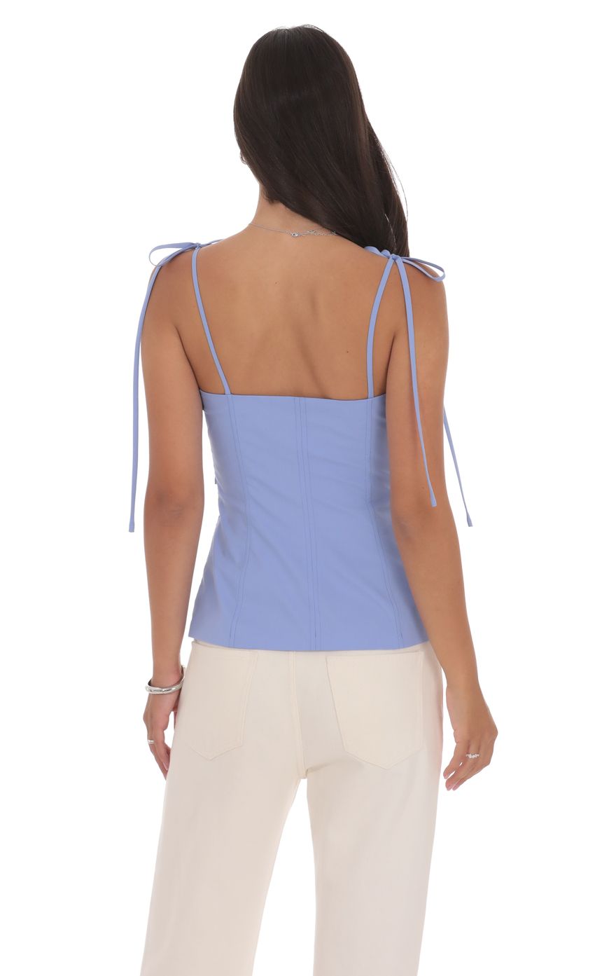 Product image for Flare Top in Periwinkle