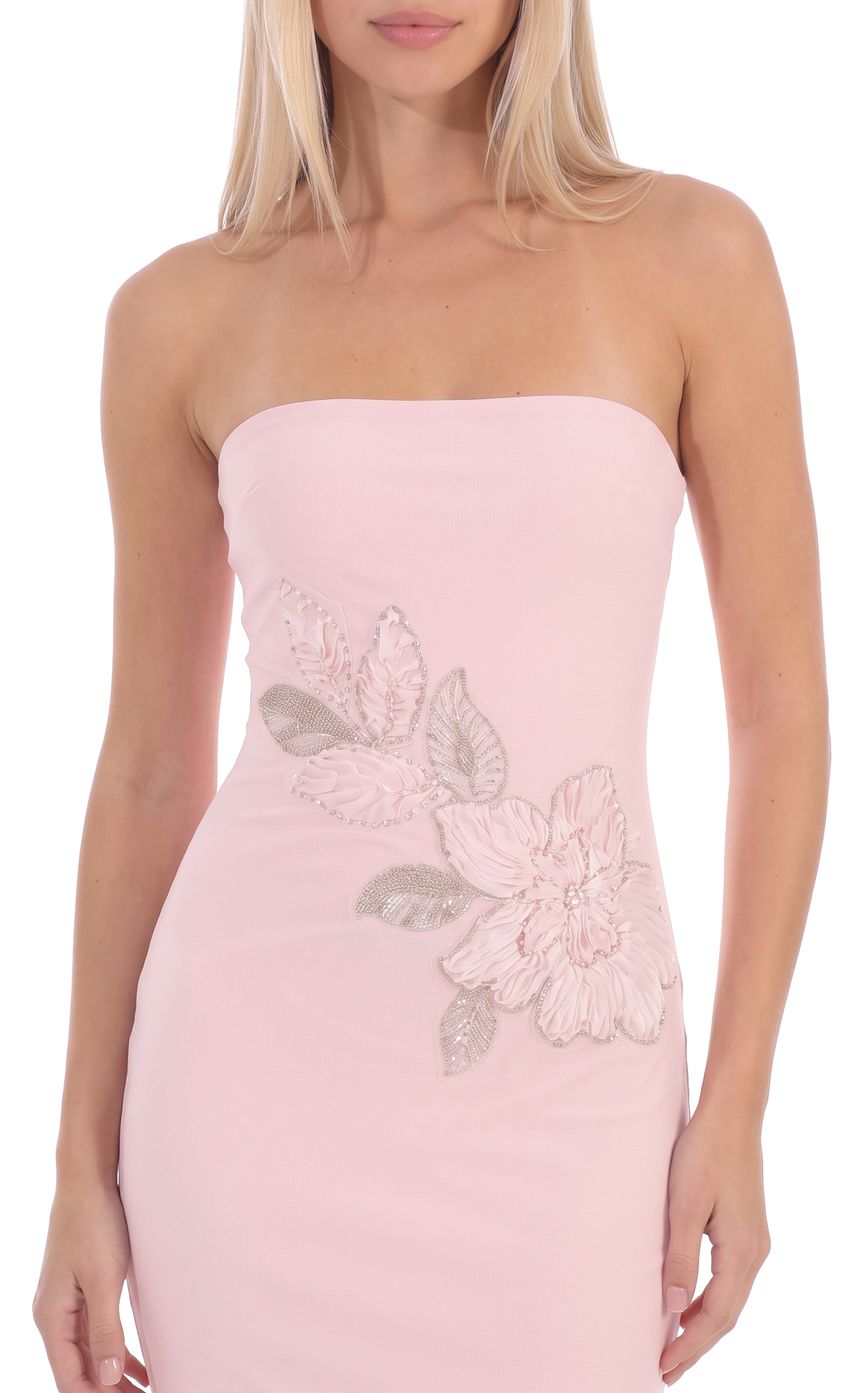 Product image for Embellished Maxi Dress in Blush Pink