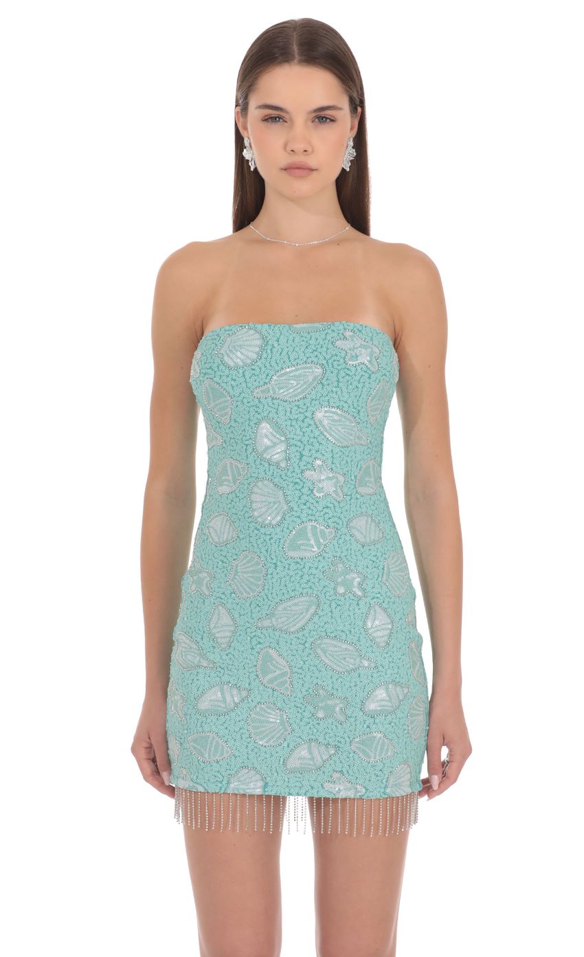 Product image for Chloe Embellished Mini Dress