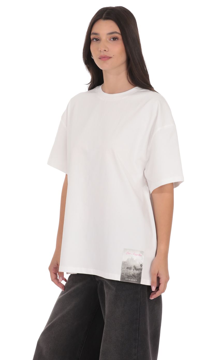 Product image for Lucy Graphic T-Shirt in White