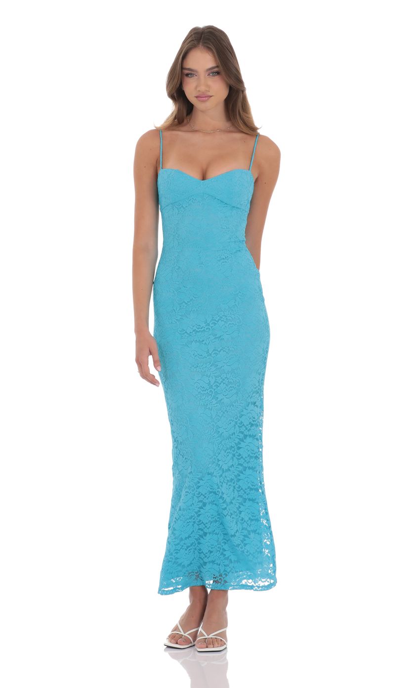 Picture Lace Back Bow Maxi Dress in Aqua Blue. Source: https://media-img.lucyinthesky.com/data/product-media/850xAUTO/ce4eb82a-e34b-49da-bd81-ac9ef3bb5f09.jpg