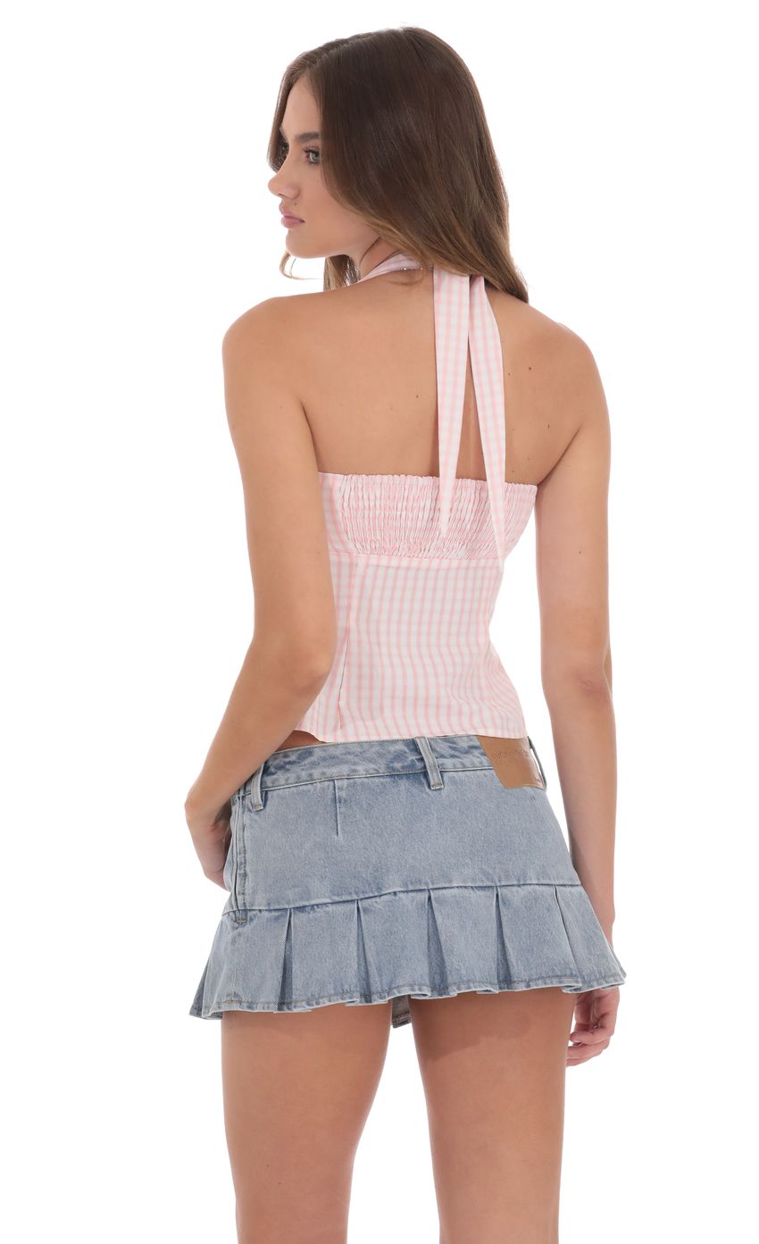 Picture Ruffle Denim Skort in Washed Blue. Source: https://media-img.lucyinthesky.com/data/product-media/850xAUTO/ce4f4369-f478-48b8-8470-41ed61428d08.jpg