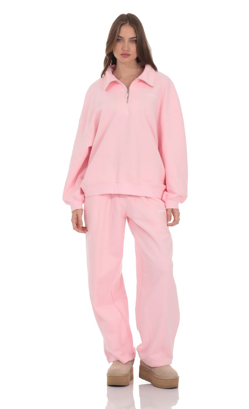 Изображение товара для Розовый джемпер с молнией