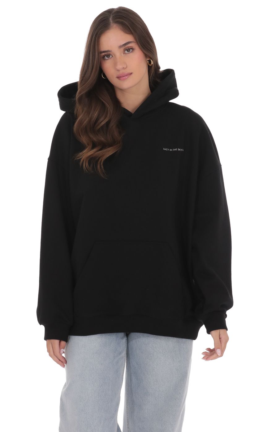 Product image for Los Angeles Oversized Hoodie in Black
