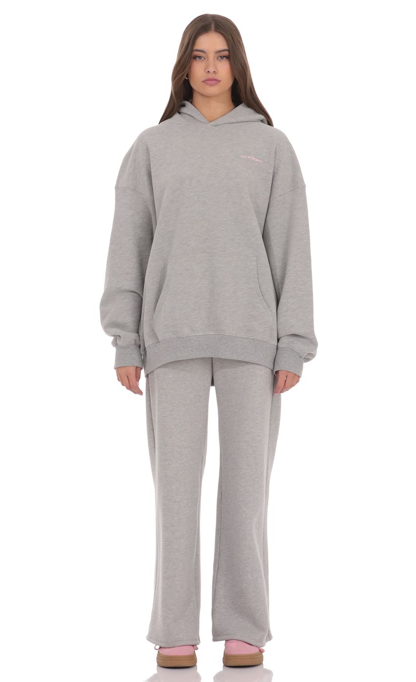 Product image for Los Angeles Fleece Hoodie in Grey