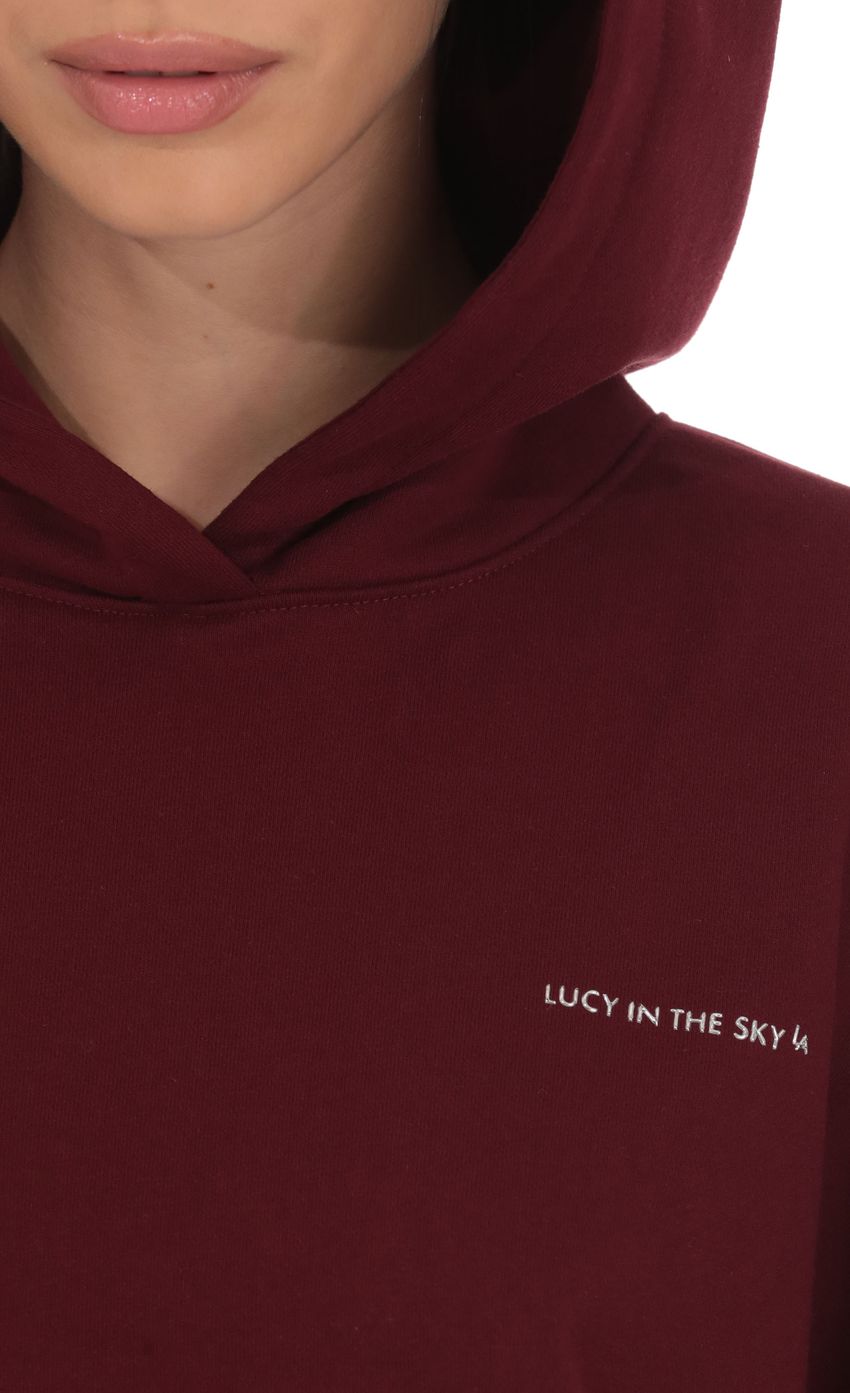 Изображение товара для Худи Lucy in the Sky цвета бургунди