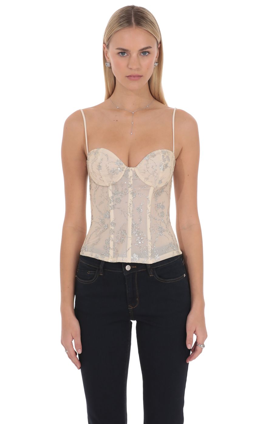 Product image for Solviera Embellished Corset Top
