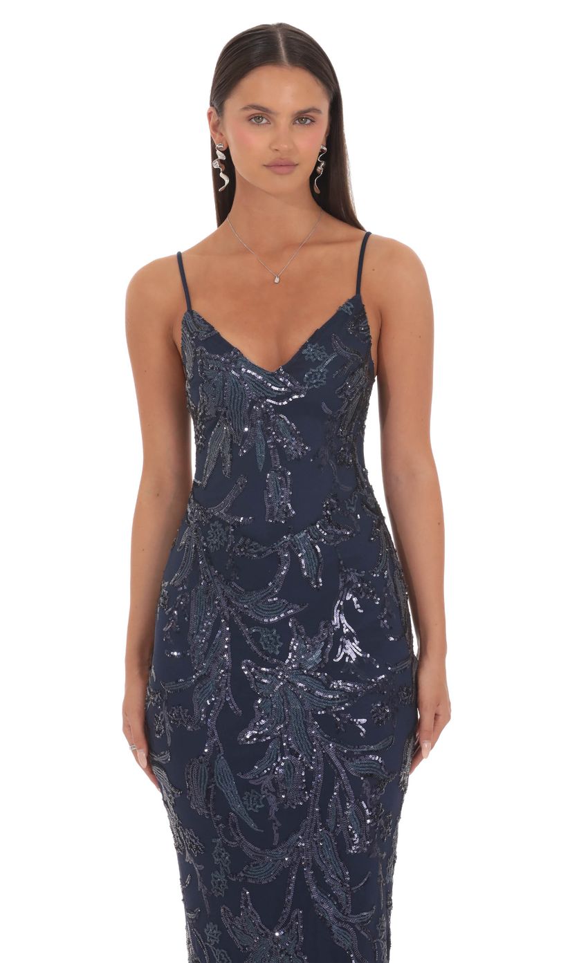 Product image for Gabriella Sequin Maxi Dress